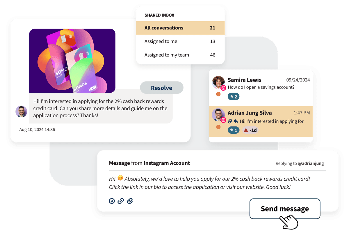 Hoot suite messaging platform