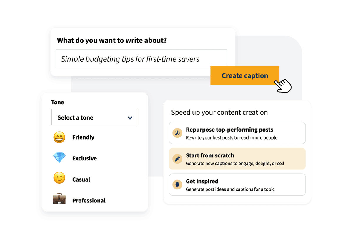 AI writing tool example