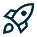 Rocketship icon
