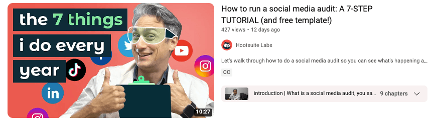 Captura de tela do Youtube