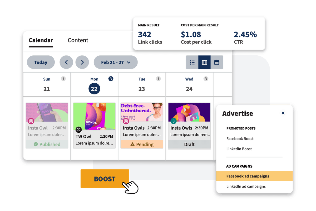Hootsuite gerencia conteúdo pago